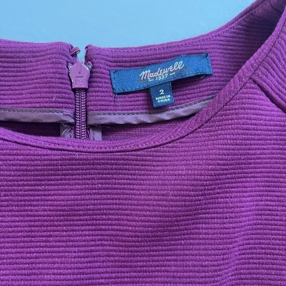 ModCloth Gallerist Ponte Dress Size 2 Eggplant Purple - Picture 4 of 10